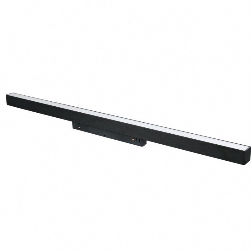 Profilé LED sur Rail Magnétique 48V 20W Dimmable Noir - Silumen