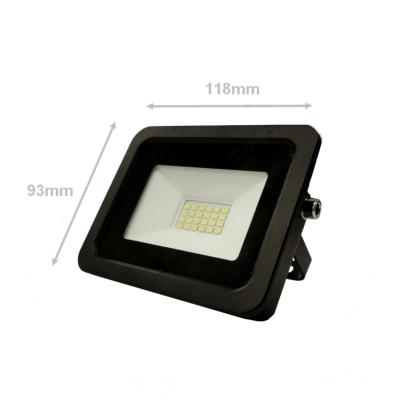 Projecteur LED Extérieur 20W IP65 NOIR - Silumen