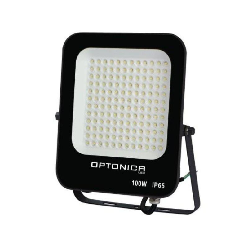 Projecteur LED Extérieur SMD 100W IP65 Noir - Silumen