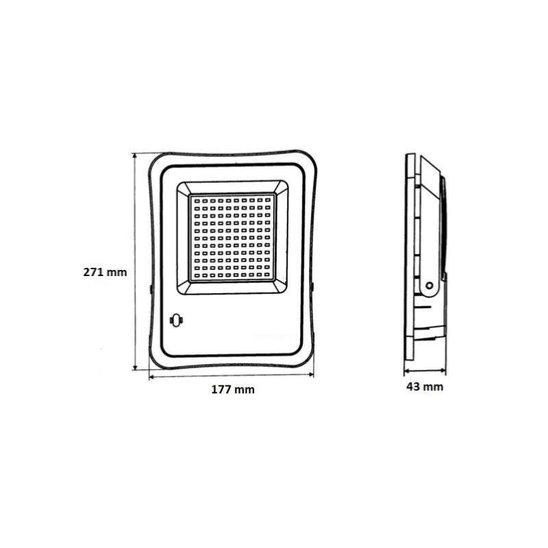 Projecteur Solaire LED 15W IP65 (Panneau Solaire + Télécommande Inclus) - Silumen