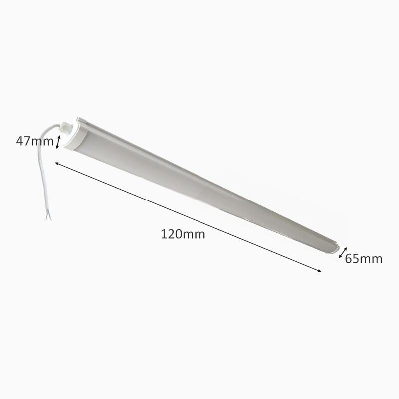 Réglette LED étanche 120cm 36W IP65 - Silumen