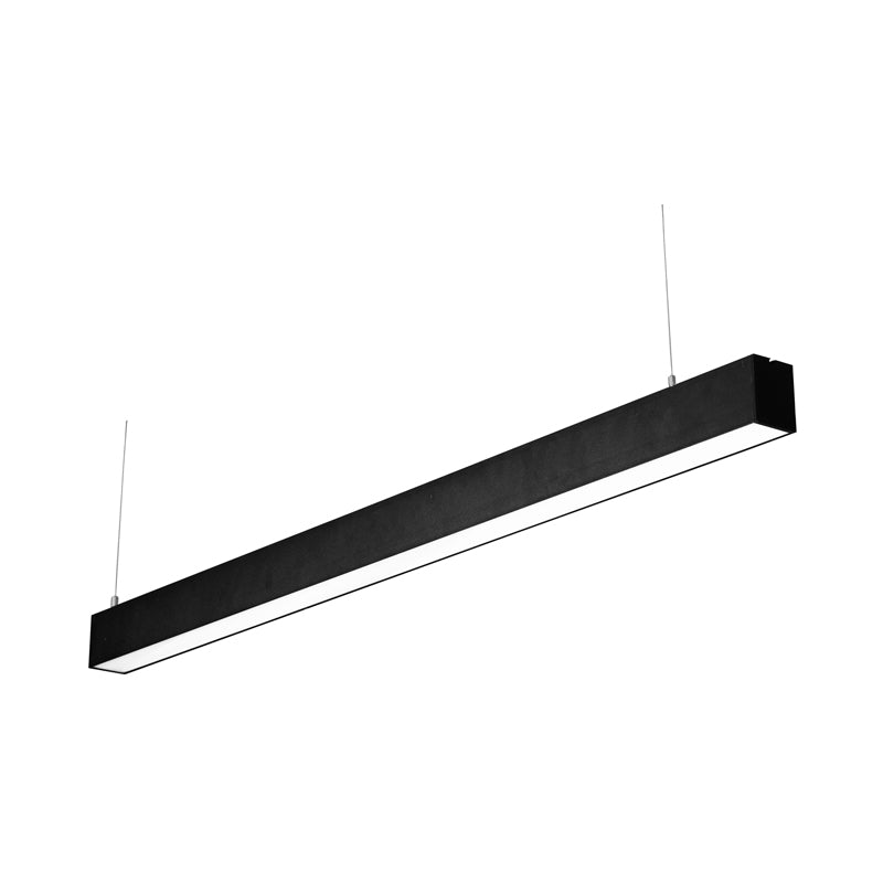 Réglette suspendue 35W NOIR 3.3 x 7 x 120 cm - T5570-35W-BLK_CW - Silumen