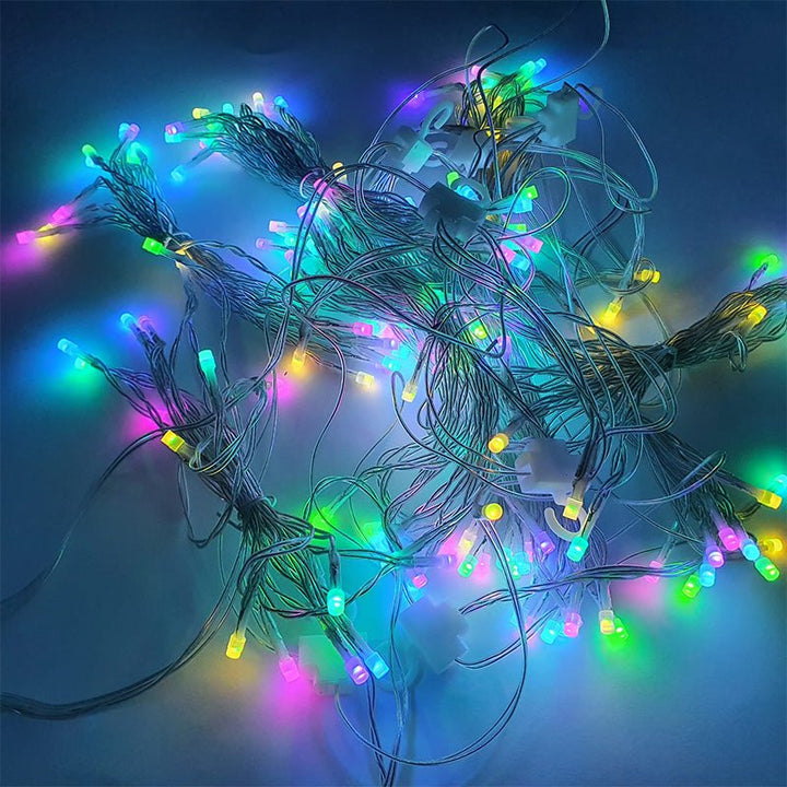 Rideau Connecté Multicolore 220V 3M IP44 180 LED (avec transfo) - Silumen