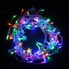Cortina luminosa 100LED con estrellas IP44 2x 0.7m - multicolor