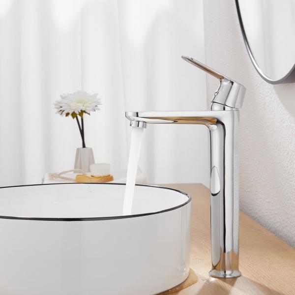 Robinet Mitigeur Lavabo Haut - Silumen