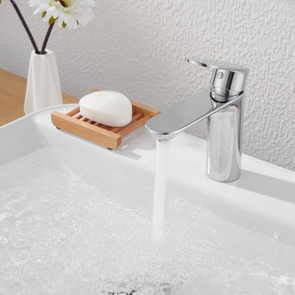 Robinet Mitigeur Lavabo Salle de Bain - Silumen