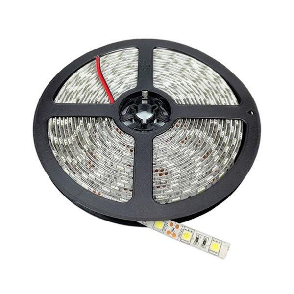 Ruban LED 12V 5M 5050 VERT IP54 60LED/m - Silumen