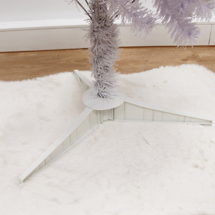 Sapin Artificiel Blanc 180cm avec 480 têtes - Silumen