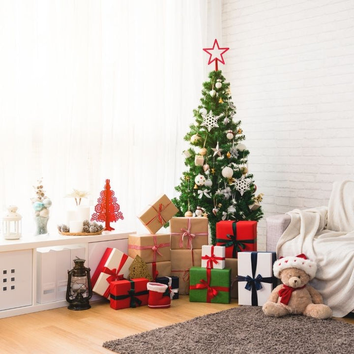 Sapin de Noël 150cm Vert avec 280 têtes - Silumen