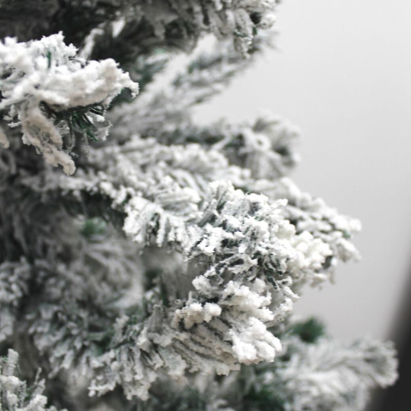 Sapin Enneigé Artificiel Luxe Vert 120cm avec 226 têtes - Silumen