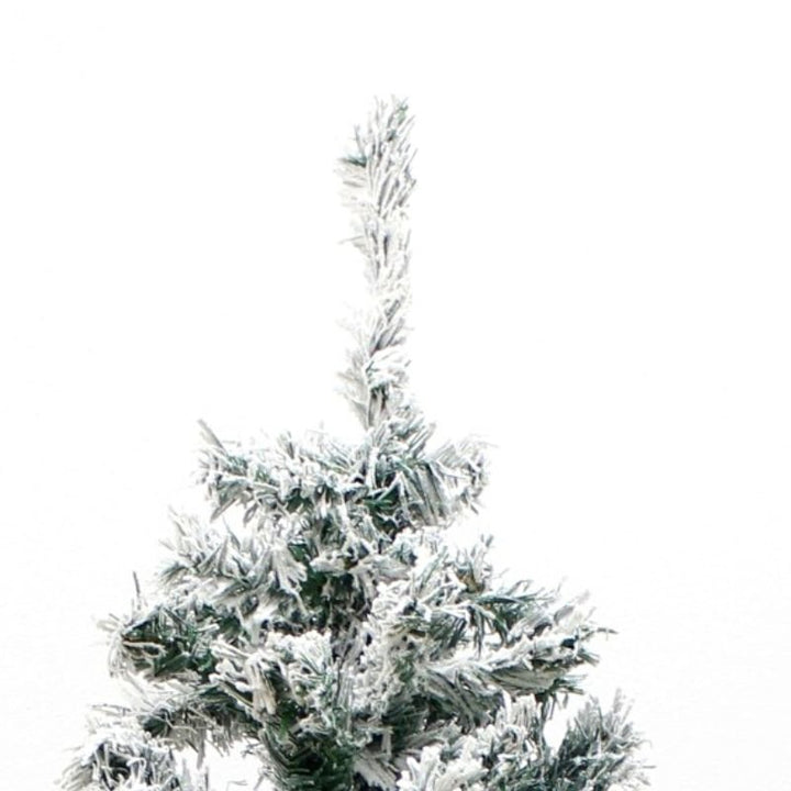 Sapin Enneigé Artificiel Luxe Vert 120cm avec 226 têtes - Silumen