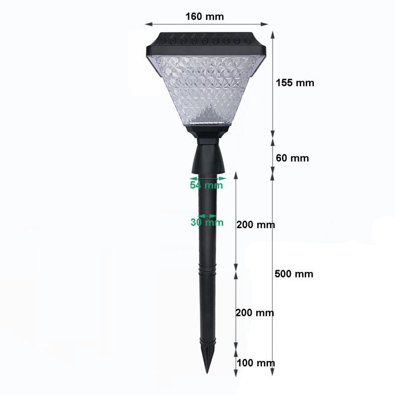 Spot à Piquer Solaire Crépusculaire IP65 2W - Silumen