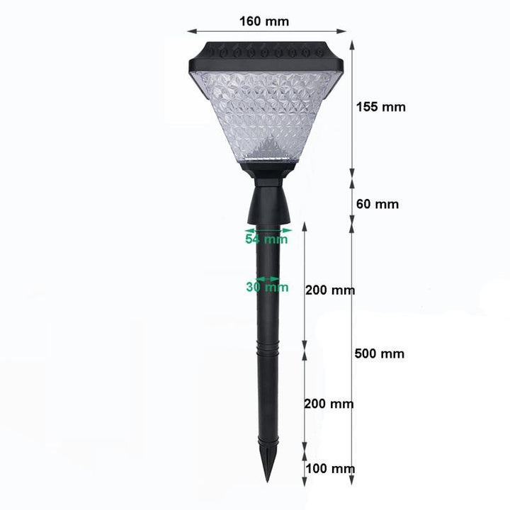 Spot à Piquer Solaire Crépusculaire IP65 2W - Silumen