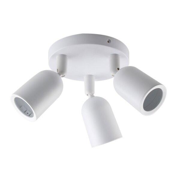 Spot LED en saillie Triple Orientable pour ampoule GU10 - Silumen