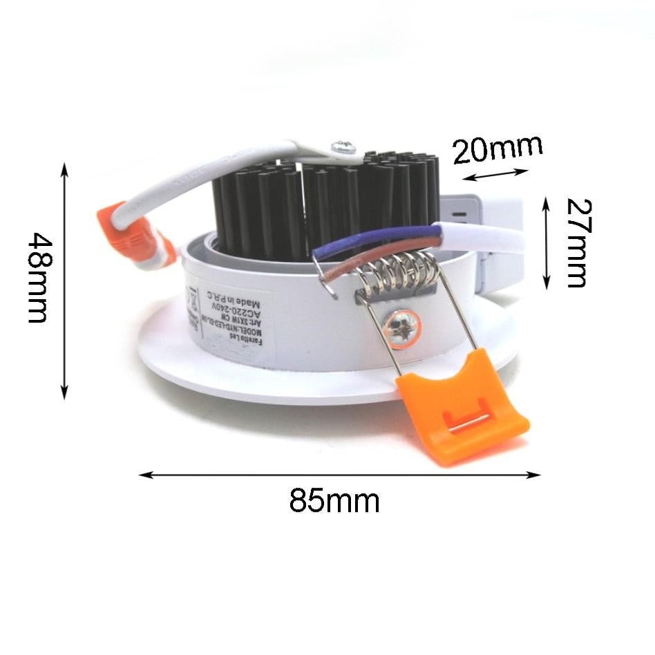 Spot LED Encastrable 3W 80° Orientable - Silumen