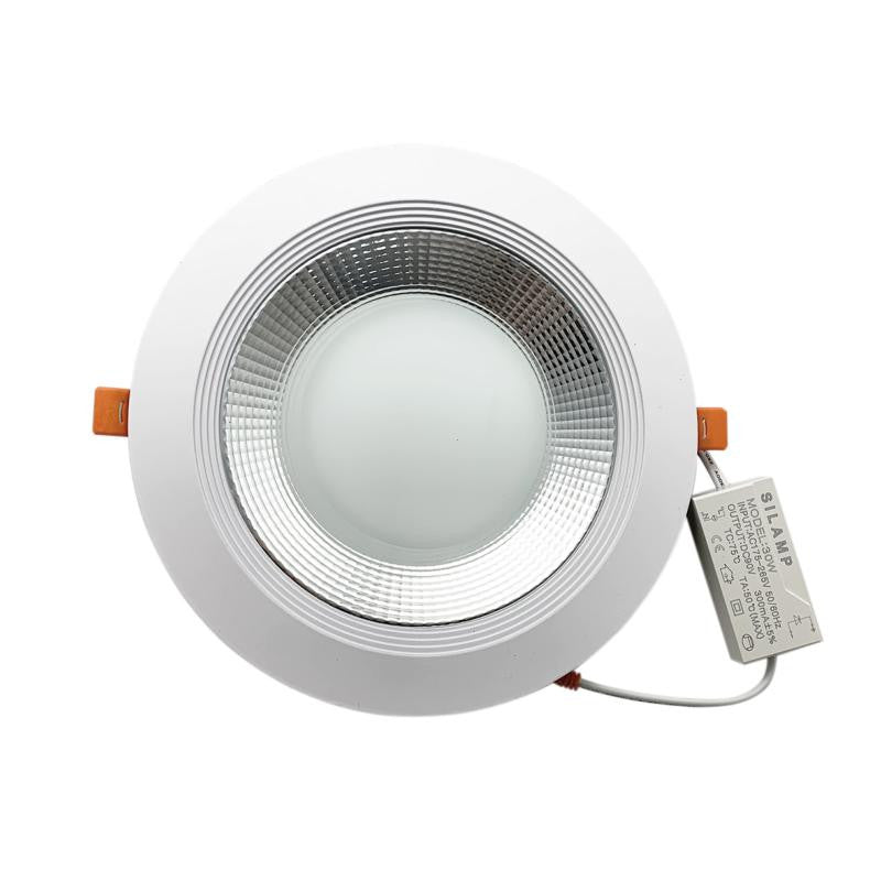 Spot LED Encastrable COB Rond 30W Ø225mm (Pack de 5) - Silumen