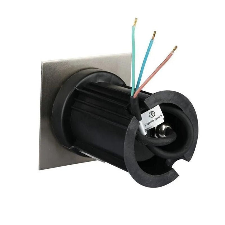 Spot LED Extérieur Encastrable Carré IP65 pour Ampoule GU10 - Silumen