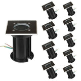 IP65 Square Built -En Outkage LED para Bulb Gu10