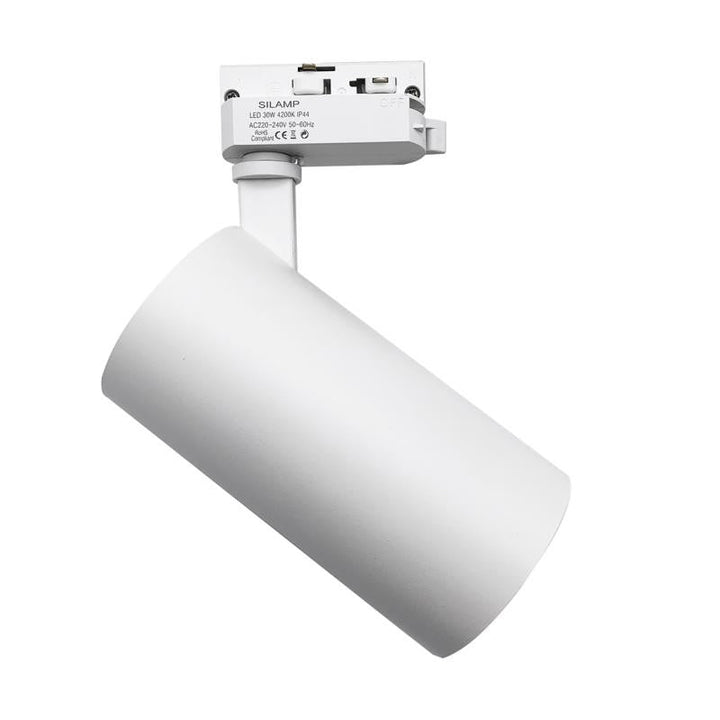Spot LED sur Rail 30W 60° Monophasé - Silumen