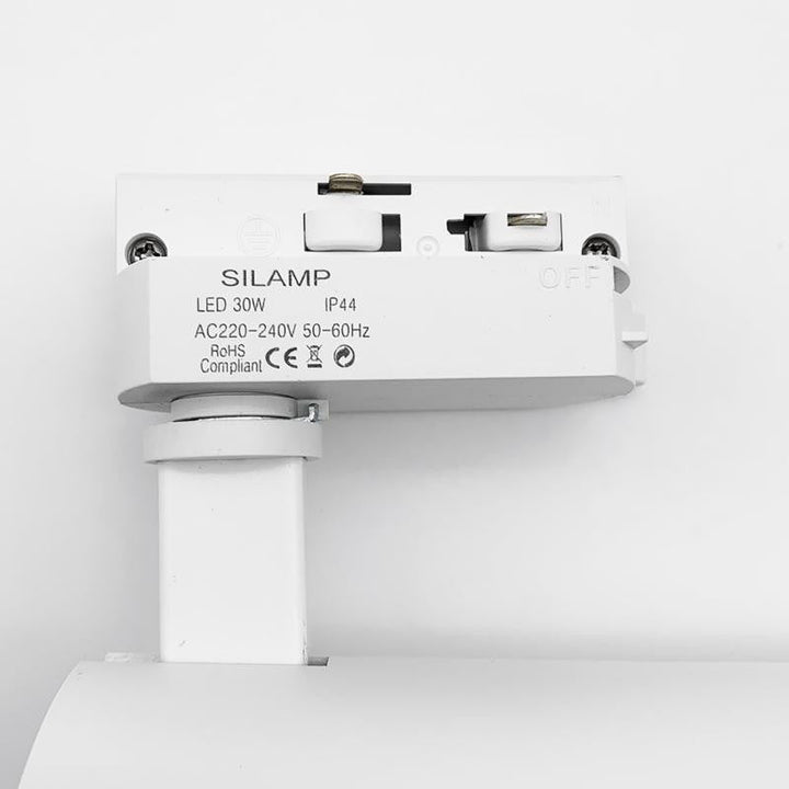 Spot LED sur Rail 30W 60° Monophasé - Silumen