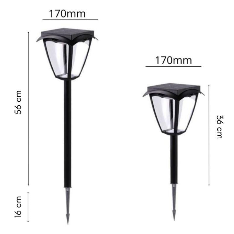 Spot Solaire Connecté à piquer Lanterne RGBW IP54 60cm - Silumen