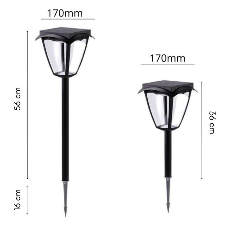 Spot Solaire Connecté à piquer Lanterne RGBW IP54 60cm - Silumen