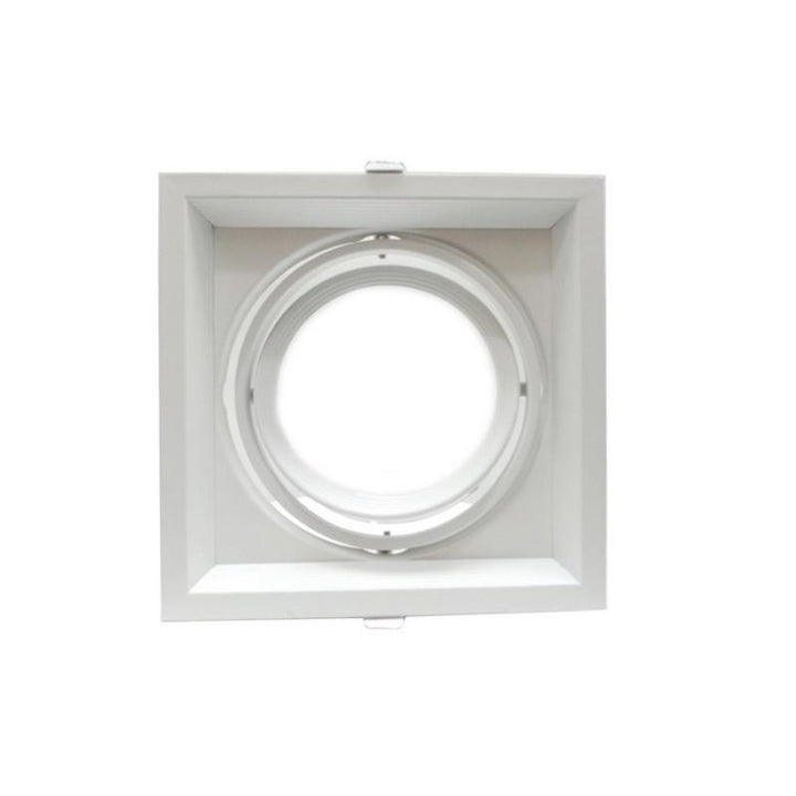 Support Orientable BLANC Encastrable pour Ampoule AR111 - Silumen