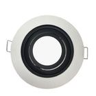 Built -ing Support Gu10 White/Black Round ajustable
