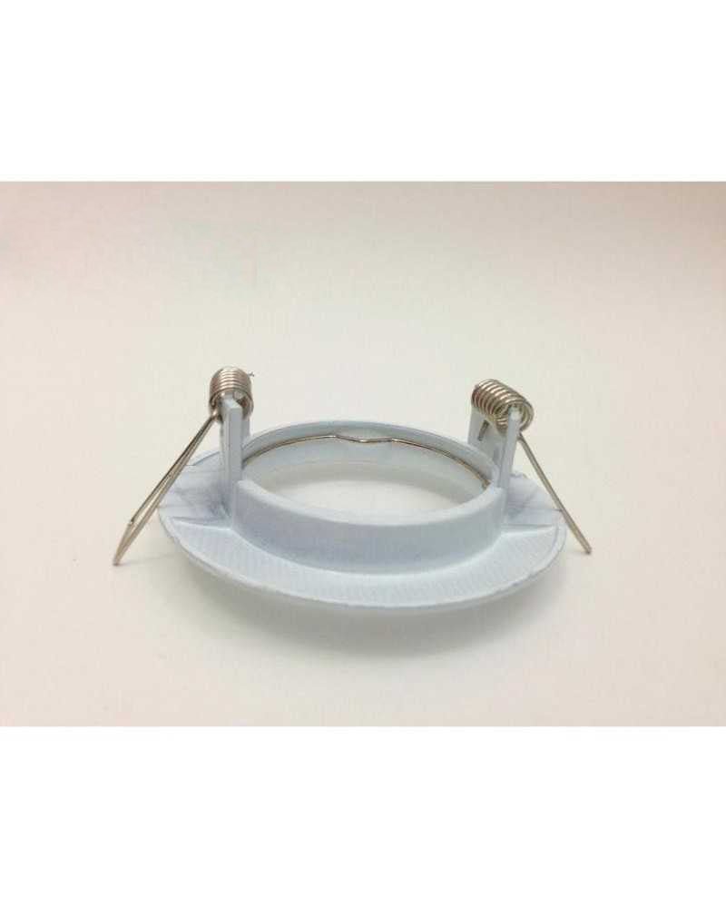 Support Spot Encastrable GU10 Rond en Acier - Silumen