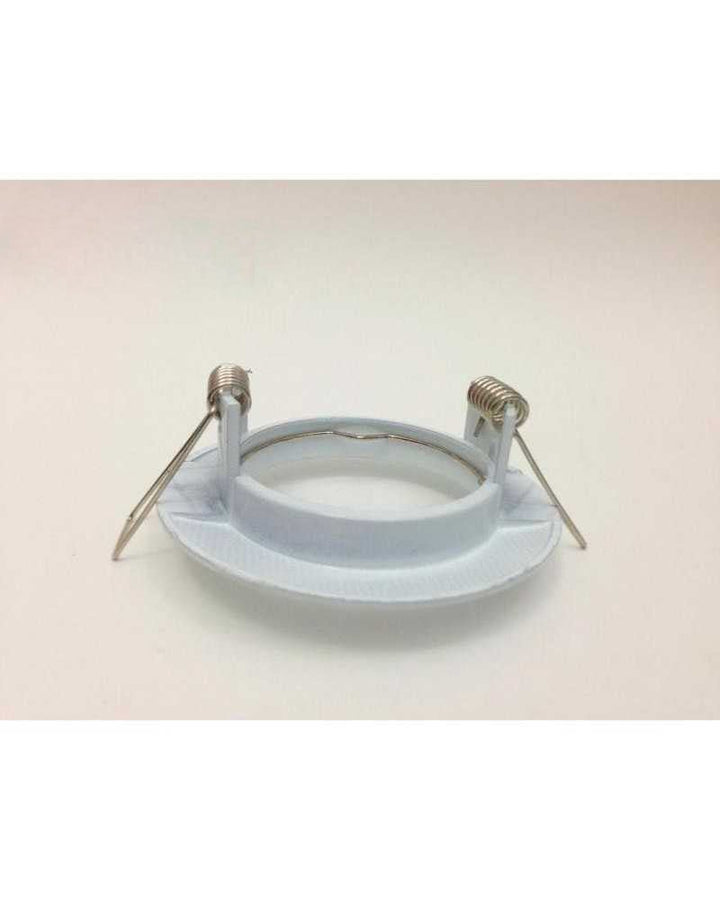 Support Spot Encastrable GU10 Rond en Acier - Silumen