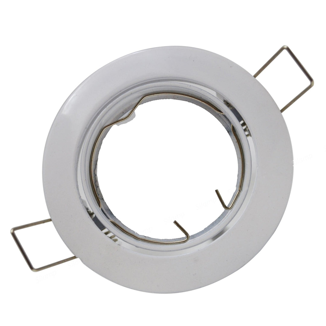 Support Spot Encastrable GU10 Rond en Acier - Silumen