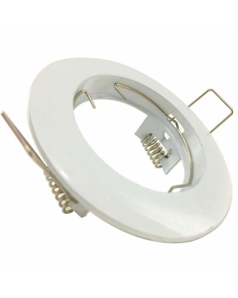 Support Spot Encastrable GU10 Rond en Acier - Silumen