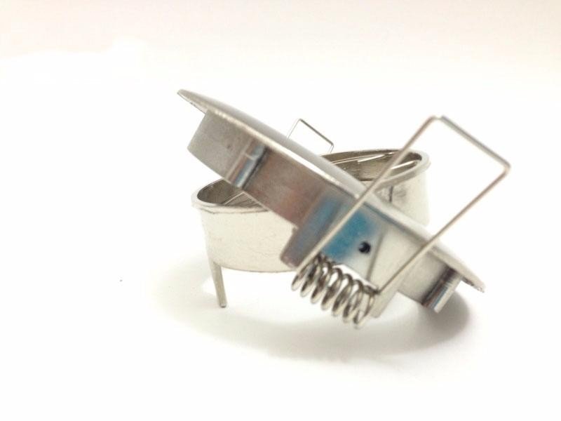 Support Spot Rond Orientable INOX - Silumen