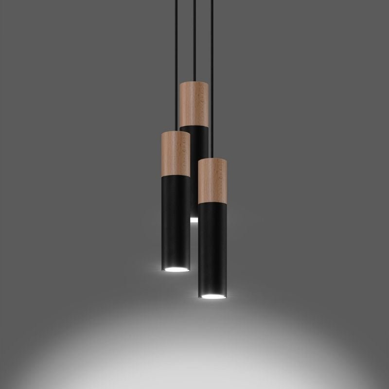 Suspension 3 Lampes Élégant pour Ampoule GU10 - Silumen