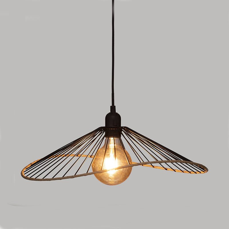 Suspension Métal Noir 45 cm pour ampoule E27 - Silumen