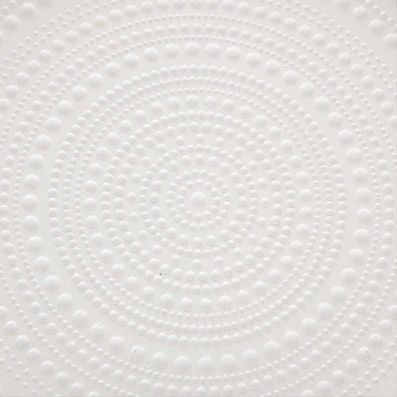 Table d'Appoint Ronde Relief Pied en Pin 49x42 cm - Silumen