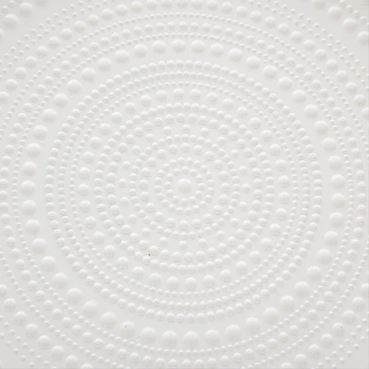 Table d'Appoint Ronde Relief Pied en Pin 49x42 cm - Silumen