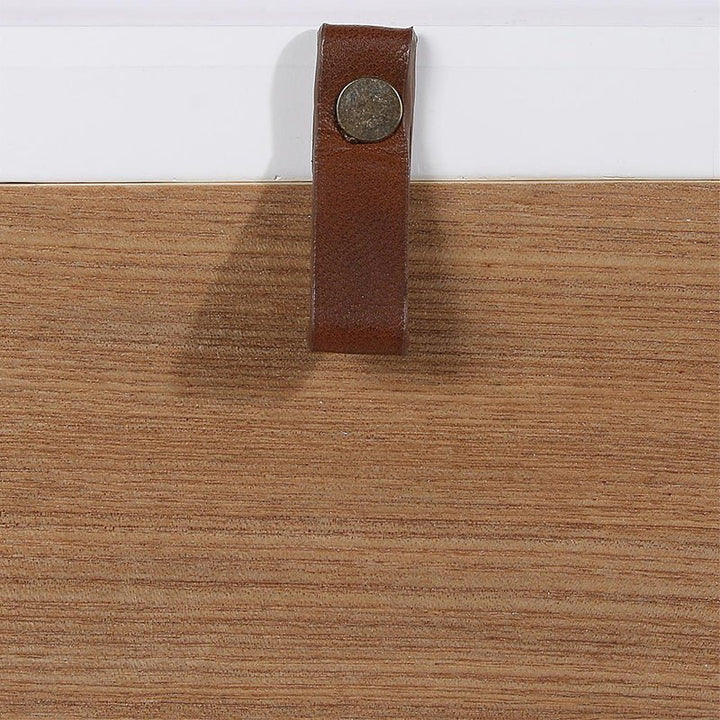 Table de Chevet Bois Vintage Rectangle H. 51cm - Silumen