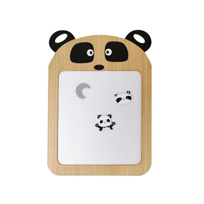 Tableau mémo Panda en bois - Silumen