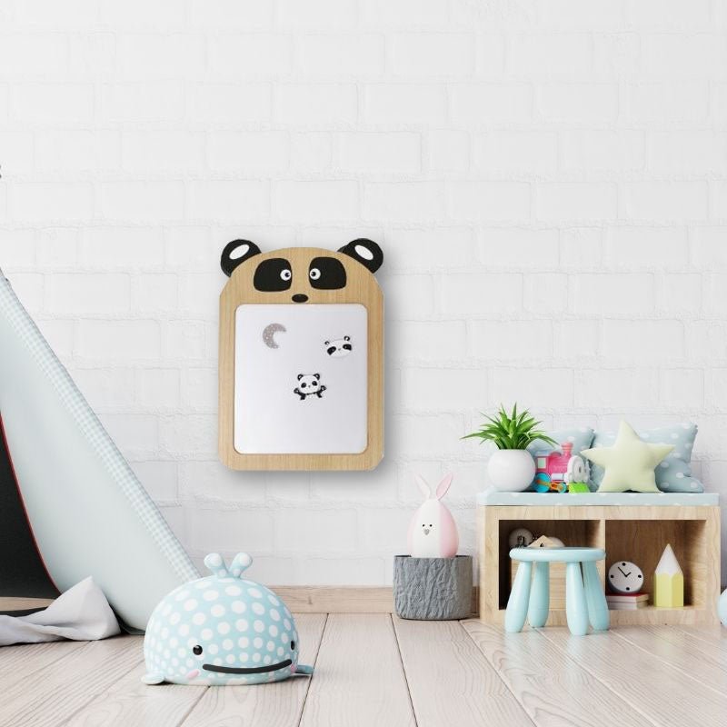 Tableau mémo Panda en bois - Silumen