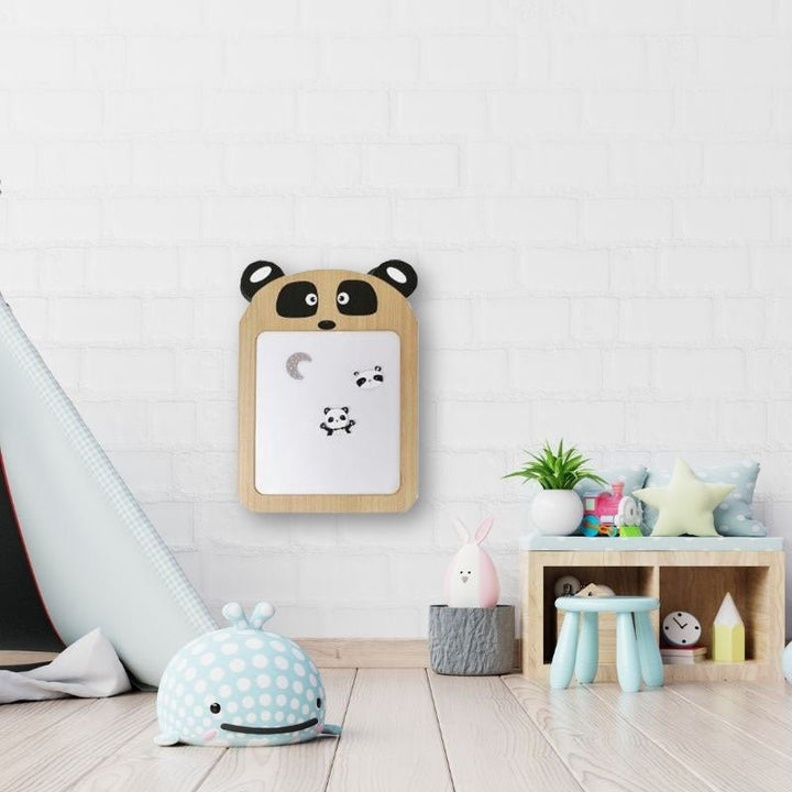 Tableau mémo Panda en bois - Silumen