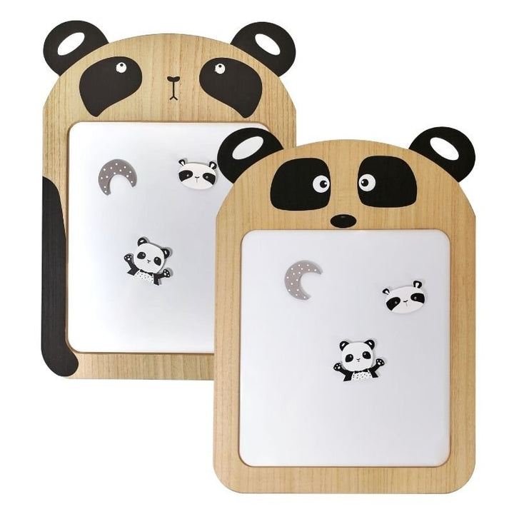 Tableau mémo Panda en bois - Silumen