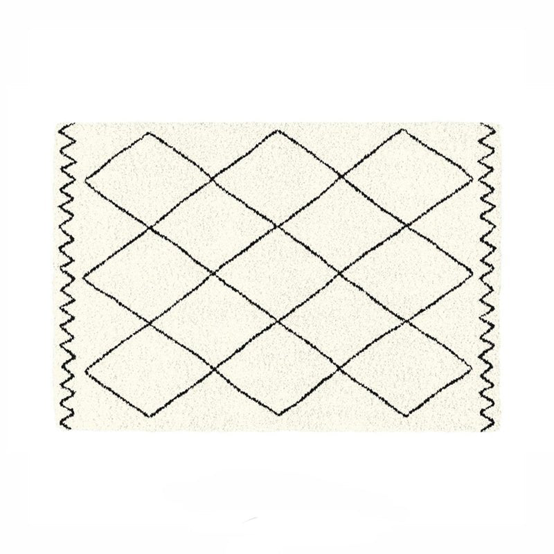 Tapis Berbère 80 x 150cm Losange Beige - Silumen