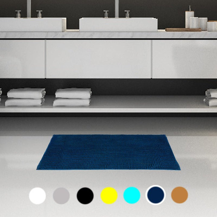 Tapis de Bain Chenille Absorbant 50x80 cm - Silumen
