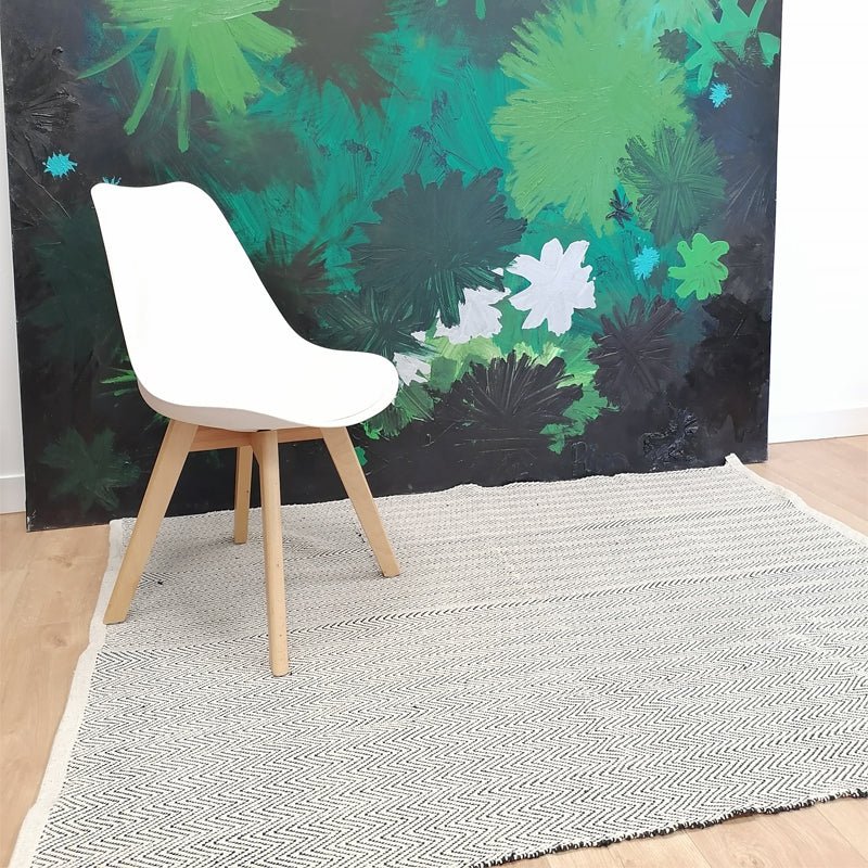 Tapis de Salon 120 x 170 cm - 100% coton - Silumen
