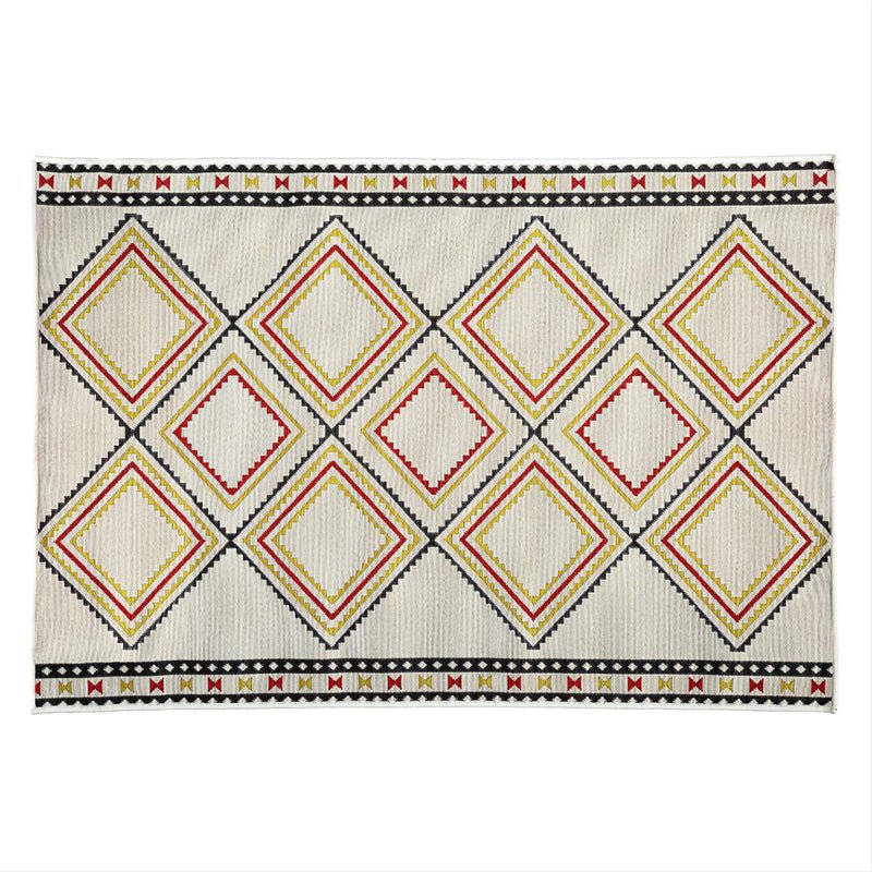 Tapis Extérieur 100x150 cm Losange en Polypropylène - Silumen