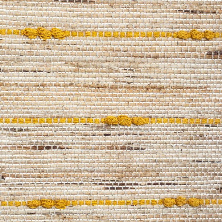 Tapis Jute Rectangulaire avec Rayure en Coton 60x90 cm - Silumen