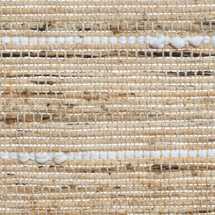 Tapis Jute Rectangulaire avec Rayure en Coton 60x90 cm - Silumen