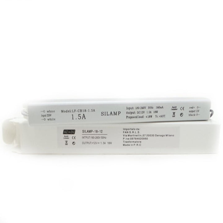 Transformateur 220V 12V 18W DC 1.5A - Silumen