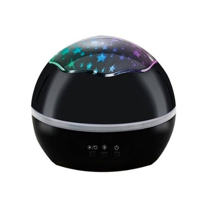 Veilleuse Bébé Projecteur Etoile 360° Rotation Noir - Silumen